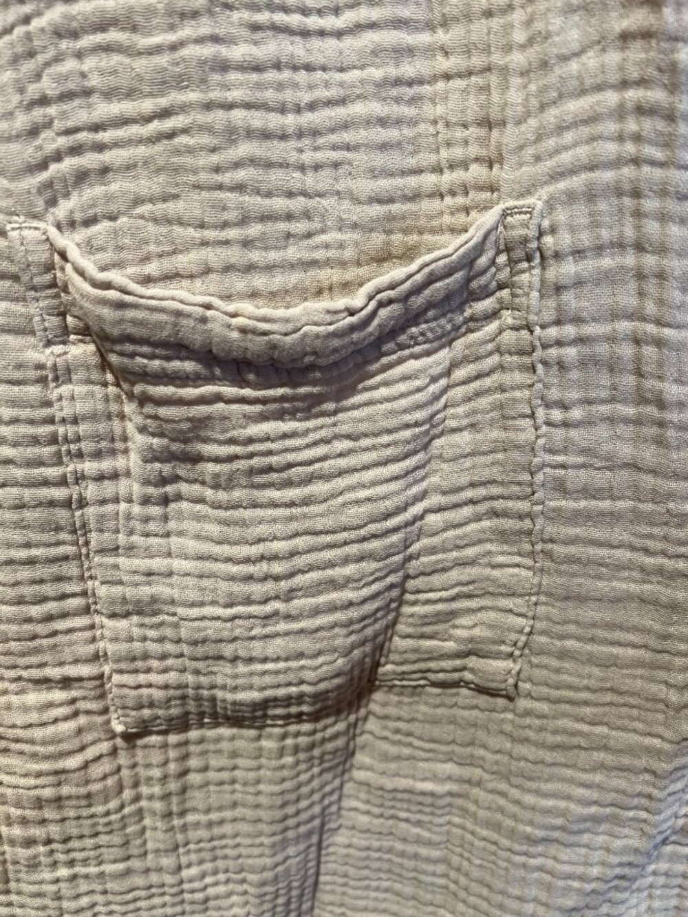 H&M Cotton Muslin Robe with Pockets - Picture 4 of 4